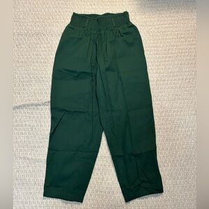 Lucy & Yak Dark Green High-Waisted Pants women’s size S